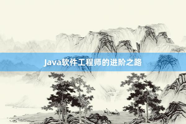 Java软件工程师的进阶之路